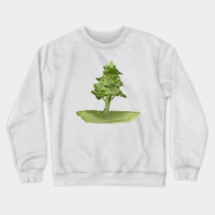 Pine tree. Watercolor Tree. Watercolor Pine, pine tree art Crewneck Sweatshirt